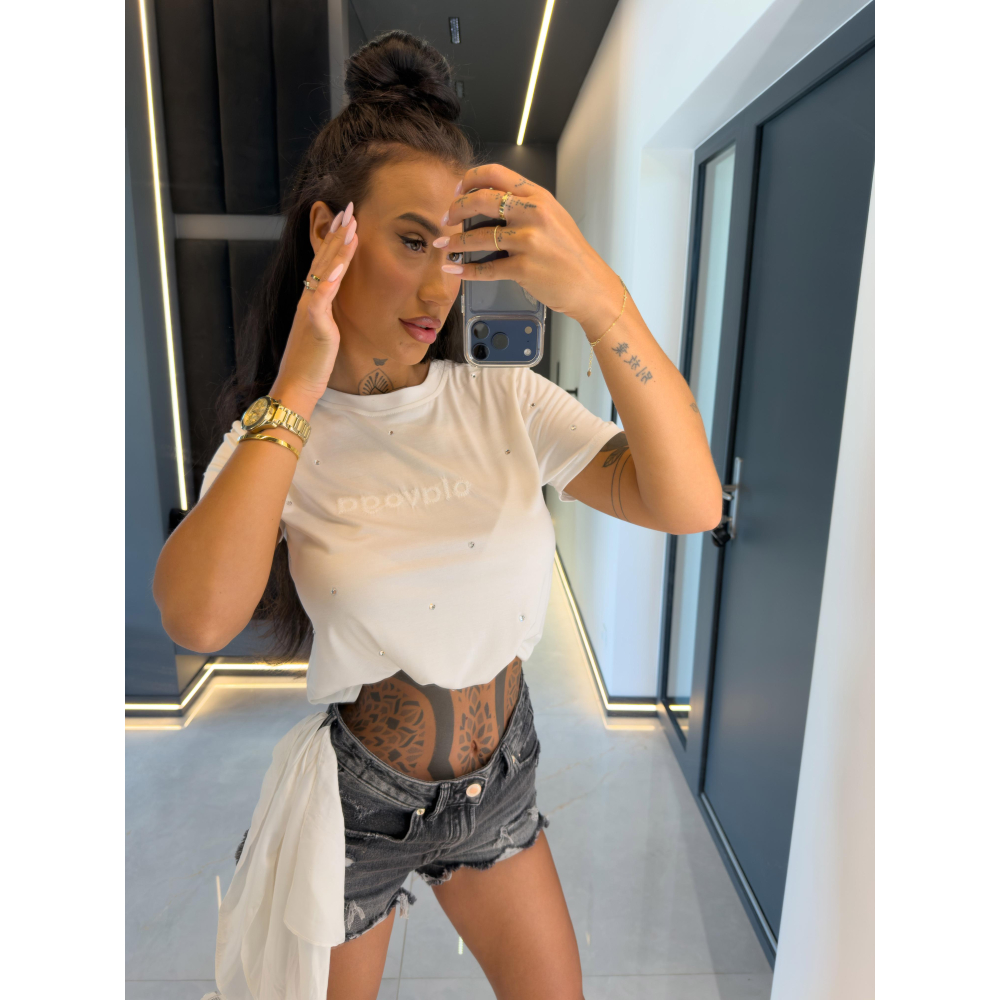 BLUZKA T-SHIRT OLAVOGA JASMINE ECRU